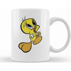 Baskı Dükkanı KB11524 Piu Piu Tweety Porselen Kupa Bardak
