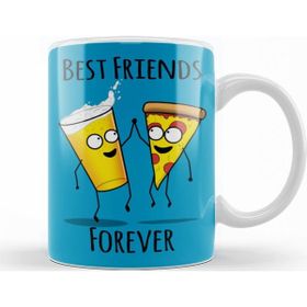 Baskı Dükkanı KB11529 Pizza And Beer Porselen Kupa Bardak