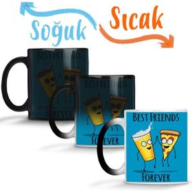 Baskı Dükkanı KB11529 Pizza And Beer Porselen Kupa Bardak