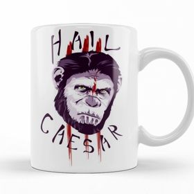 Baskı Dükkanı KB11530 Planet Of The Apes Hail Caesar Porselen Kupa Bardak