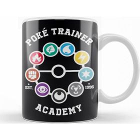 Baskı Dükkanı KB11534 Pokemon Trainer Academy Porselen Kupa Bardak