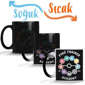 Baskı Dükkanı KB11534 Pokemon Trainer Academy Porselen Kupa Bardak