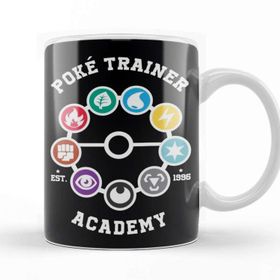 Baskı Dükkanı KB11534 Pokemon Trainer Academy Porselen Kupa Bardak