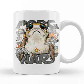 Baskı Dükkanı KB11537 Porg Wars Porselen Kupa Bardak