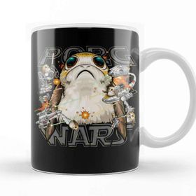 Baskı Dükkanı KB11537 Porg Wars Porselen Kupa Bardak