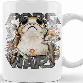 Baskı Dükkanı KB11537 Porg Wars Porselen Kupa Bardak