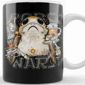Baskı Dükkanı KB11537 Porg Wars Porselen Kupa Bardak