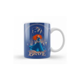 Baskı Dükkanı KB11548 Princess Merida Bear Brave Porselen Kupa Bardak