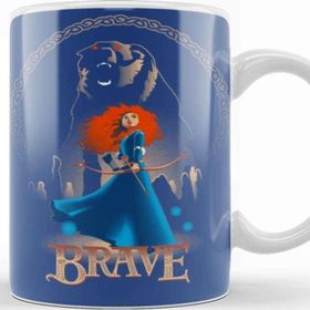 Baskı Dükkanı KB11548 Princess Merida Bear Brave Porselen Kupa Bardak