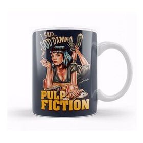 Baskı Dükkanı KB11566 Pulp Fiction I Said Goddamn Porselen Kupa Bardak