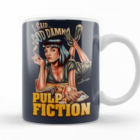 Baskı Dükkanı KB11566 Pulp Fiction I Said Goddamn Porselen Kupa Bardak
