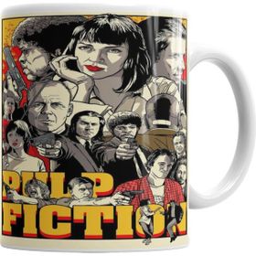 Baskı Dükkanı KB11568 Pulp Fiction Pug Fiction Porselen Kupa Bardak