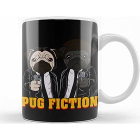 Baskı Dükkanı KB11568 Pulp Fiction Pug Fiction Porselen Kupa Bardak