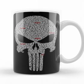 Baskı Dükkanı KB11570 Punisher The Big Bad Punisher Porselen Kupa Bardak