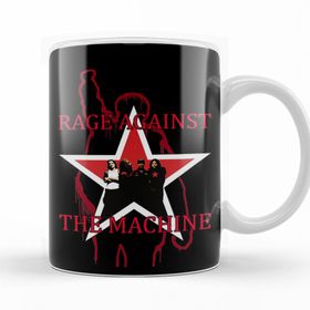 Baskı Dükkanı KB11576 Rage Agaınst The Machıne Ratm Porselen Kupa Bardak