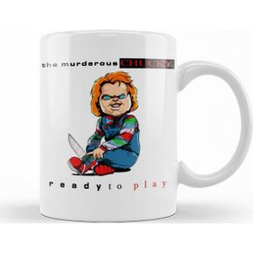 Baskı Dükkanı KB11588 Ready To Play Kids Chucky Porselen Kupa Bardak