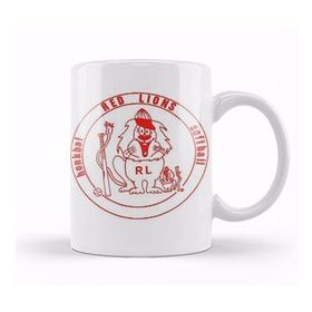 Baskı Dükkanı KB11593 Red Lions Porselen Kupa Bardak