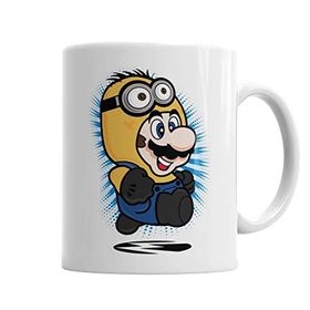 Baskı Dükkanı KB1160 Süper Minion Mario Porselen Kupa Bardak