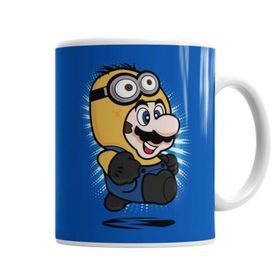Baskı Dükkanı KB1160 Süper Minion Mario Porselen Kupa Bardak