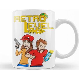 Baskı Dükkanı KB11611 Retro Level Porselen Kupa Bardak