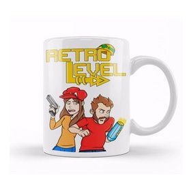 Baskı Dükkanı KB11611 Retro Level Porselen Kupa Bardak