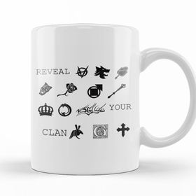 Baskı Dükkanı KB11612 Reveal Your Clan Rpg Porselen Kupa Bardak