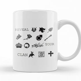 Baskı Dükkanı KB11612 Reveal Your Clan Rpg Porselen Kupa Bardak
