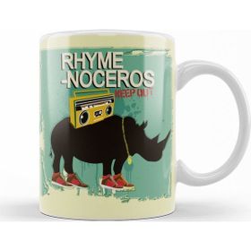 Baskı Dükkanı KB11614 Rhyme Noceros Porselen Kupa Bardak