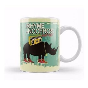 Baskı Dükkanı KB11614 Rhyme Noceros Porselen Kupa Bardak