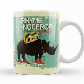 Baskı Dükkanı KB11614 Rhyme Noceros Porselen Kupa Bardak