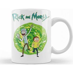 Baskı Dükkanı KB11615 Rick And Morty Dj Porselen Kupa Bardak