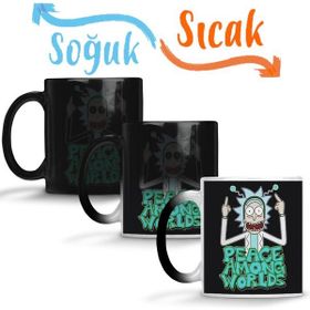Baskı Dükkanı KB11615 Rick And Morty Dj Porselen Kupa Bardak