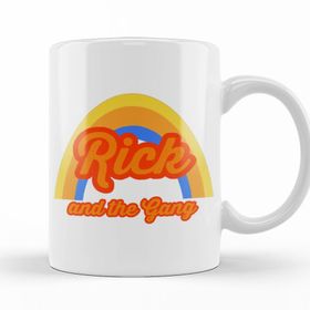 Baskı Dükkanı KB11618 Rick And The Gang Porselen Kupa Bardak