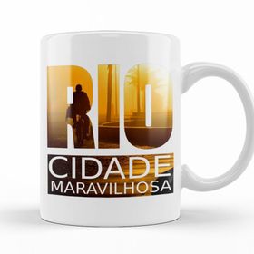 Baskı Dükkanı KB11620 Rio Cidade Maravilhosa Porselen Kupa Bardak