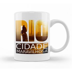 Baskı Dükkanı KB11620 Rio Cidade Maravilhosa Porselen Kupa Bardak