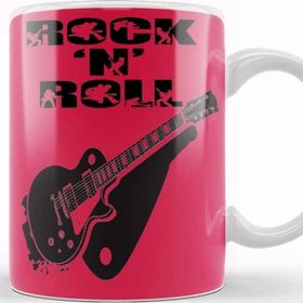 Baskı Dükkanı KB11629 Rock And Roll Porselen Kupa Bardak
