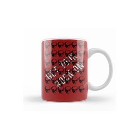 Baskı Dükkanı KB11630 Rock In Roll Fashion Porselen Kupa Bardak