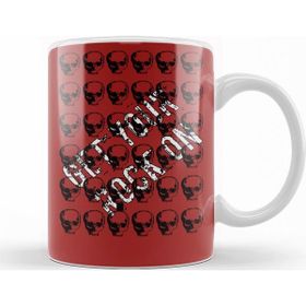 Baskı Dükkanı KB11630 Rock In Roll Fashion Porselen Kupa Bardak