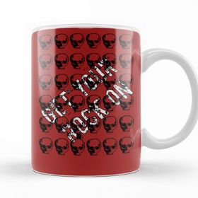 Baskı Dükkanı KB11630 Rock In Roll Fashion Porselen Kupa Bardak