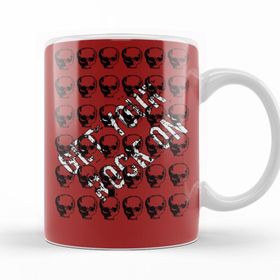 Baskı Dükkanı KB11630 Rock In Roll Fashion Porselen Kupa Bardak