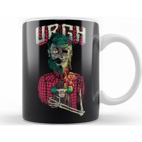 Baskı Dükkanı KB11633 Rock Skull Porselen Kupa Bardak