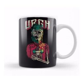 Baskı Dükkanı KB11633 Rock Skull Porselen Kupa Bardak