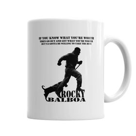 Baskı Dükkanı KB11635 Rocky Balboa Porselen Kupa Bardak