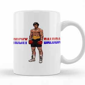 Baskı Dükkanı KB11635 Rocky Balboa Porselen Kupa Bardak