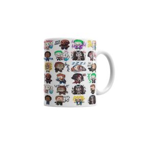 Baskı Dükkanı KB1164 Suicide Squad Skulls Porselen Kupa Bardak