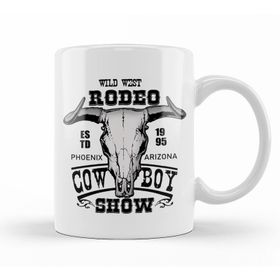 Baskı Dükkanı KB11640 Rodeo Phoenix Arizona Porselen Kupa Bardak