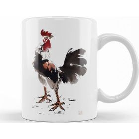 Baskı Dükkanı KB11649 Rooster Stare Horoz Porselen Kupa Bardak