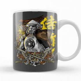 Baskı Dükkanı KB11668 Samurai Stormtrooper Porselen Kupa Bardak