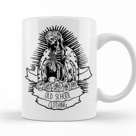 Baskı Dükkanı KB11669 Santa Muerte Porselen Kupa Bardak