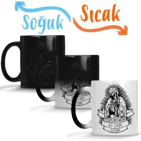 Baskı Dükkanı KB11669 Santa Muerte Porselen Kupa Bardak